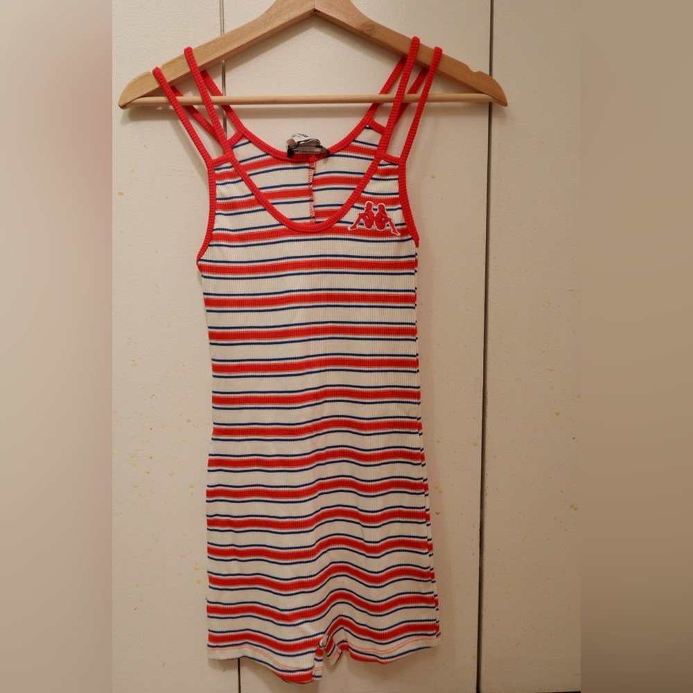 Zara x Kappa stripe romper!